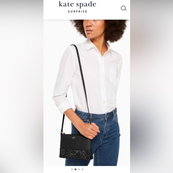 Kate Spade Greta Glitter crossbody *NWT - Picture 3 of 12